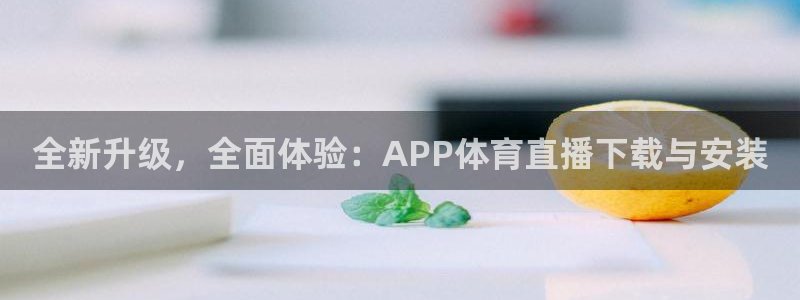 全新升级，全面体验：APP体育直播下载与安装